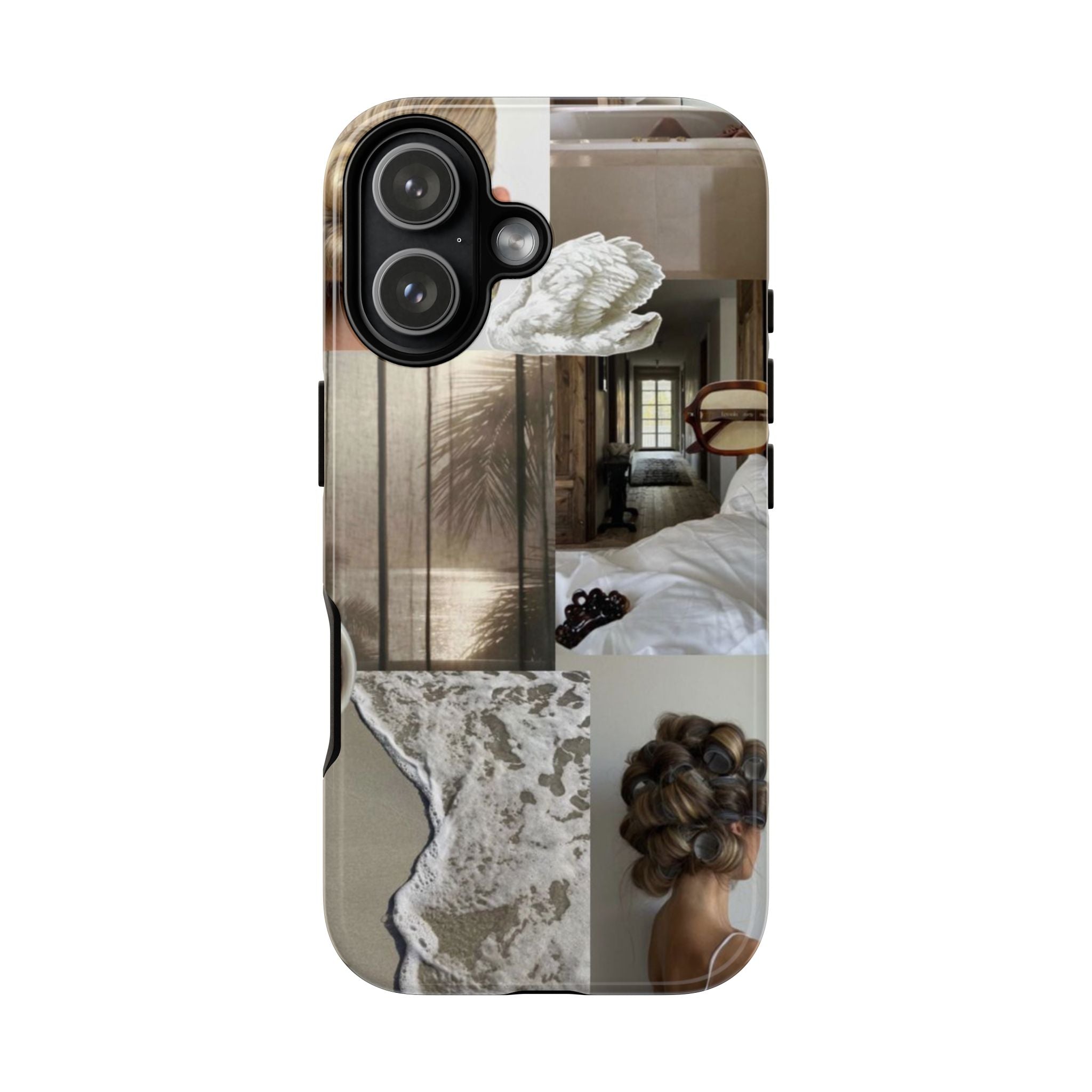 Cozy Beige Moodboard Phone Case