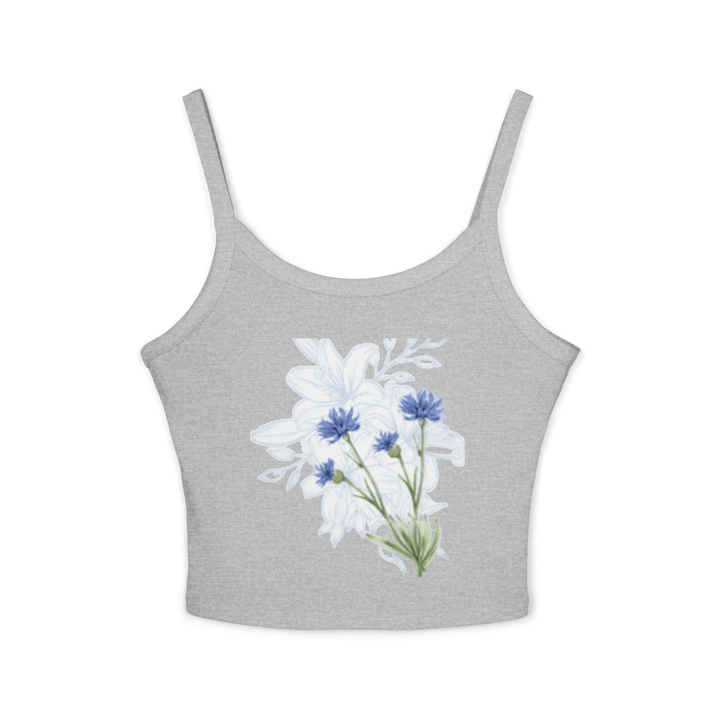 Floral Cornflower Tank Top