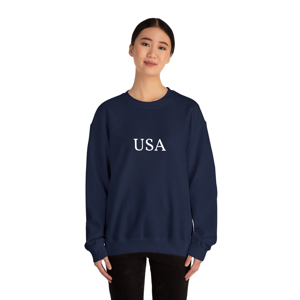 USA Distressed Graphic Sweatshirt