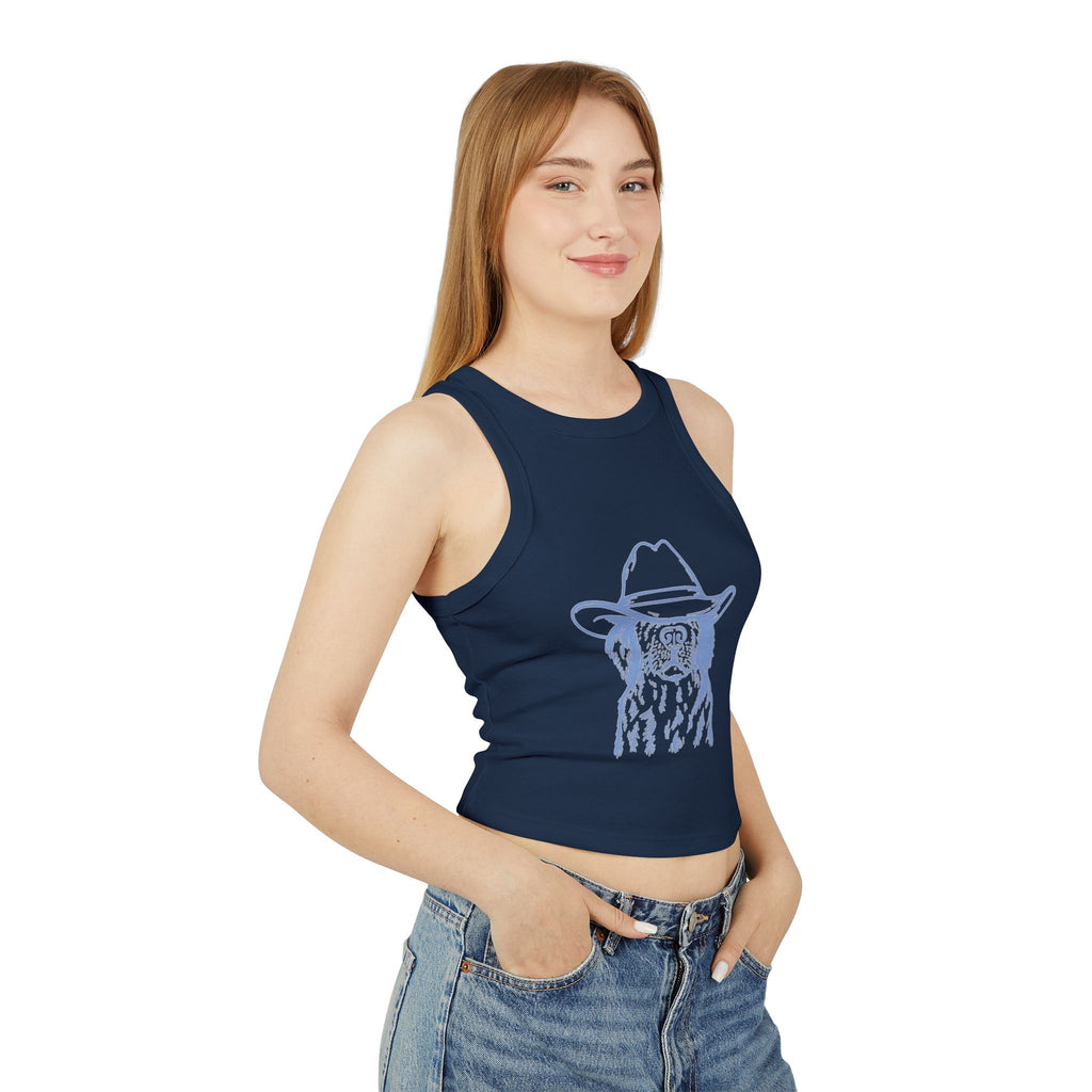 Cowboy Bear Racer Tank Top