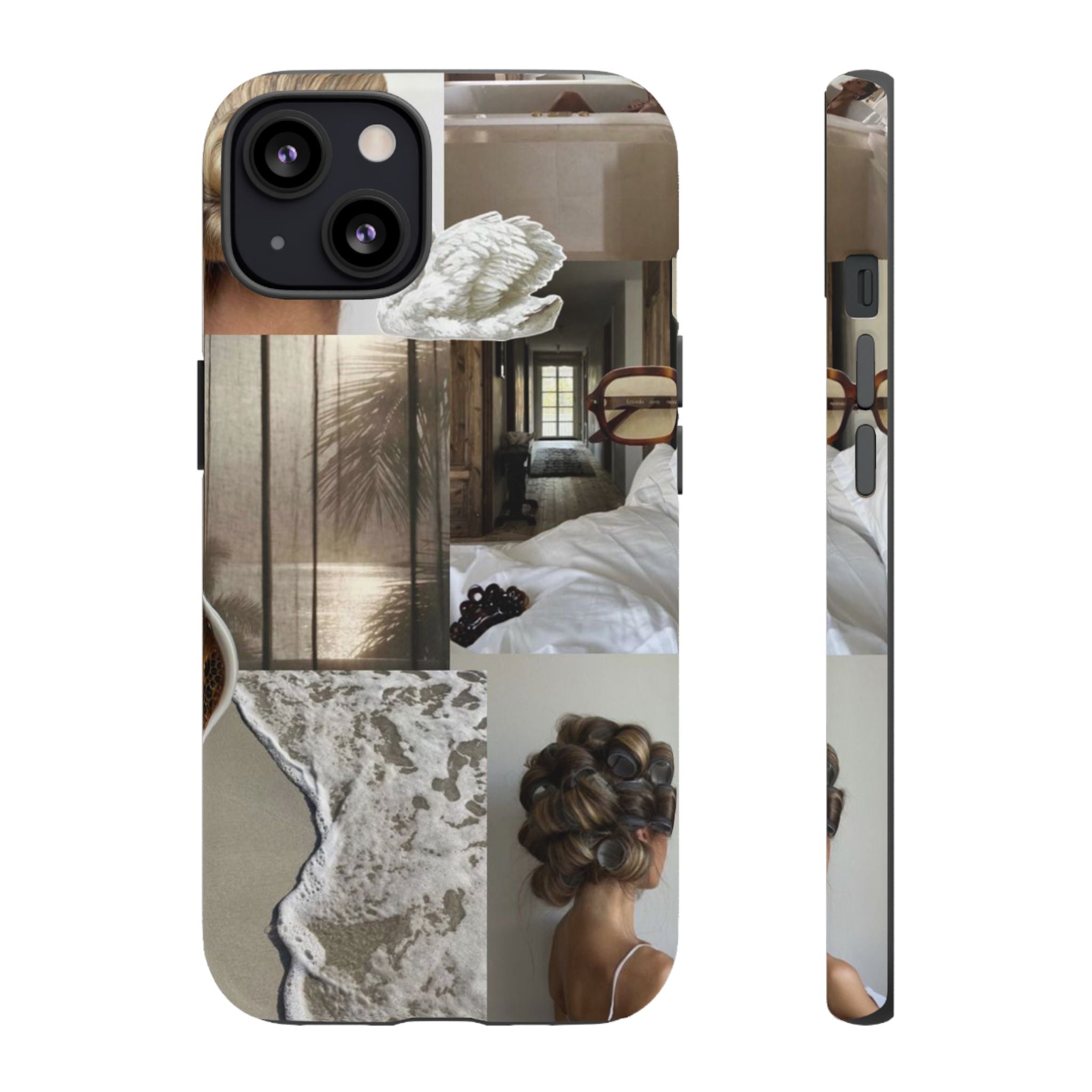 Cozy Beige Moodboard Phone Case