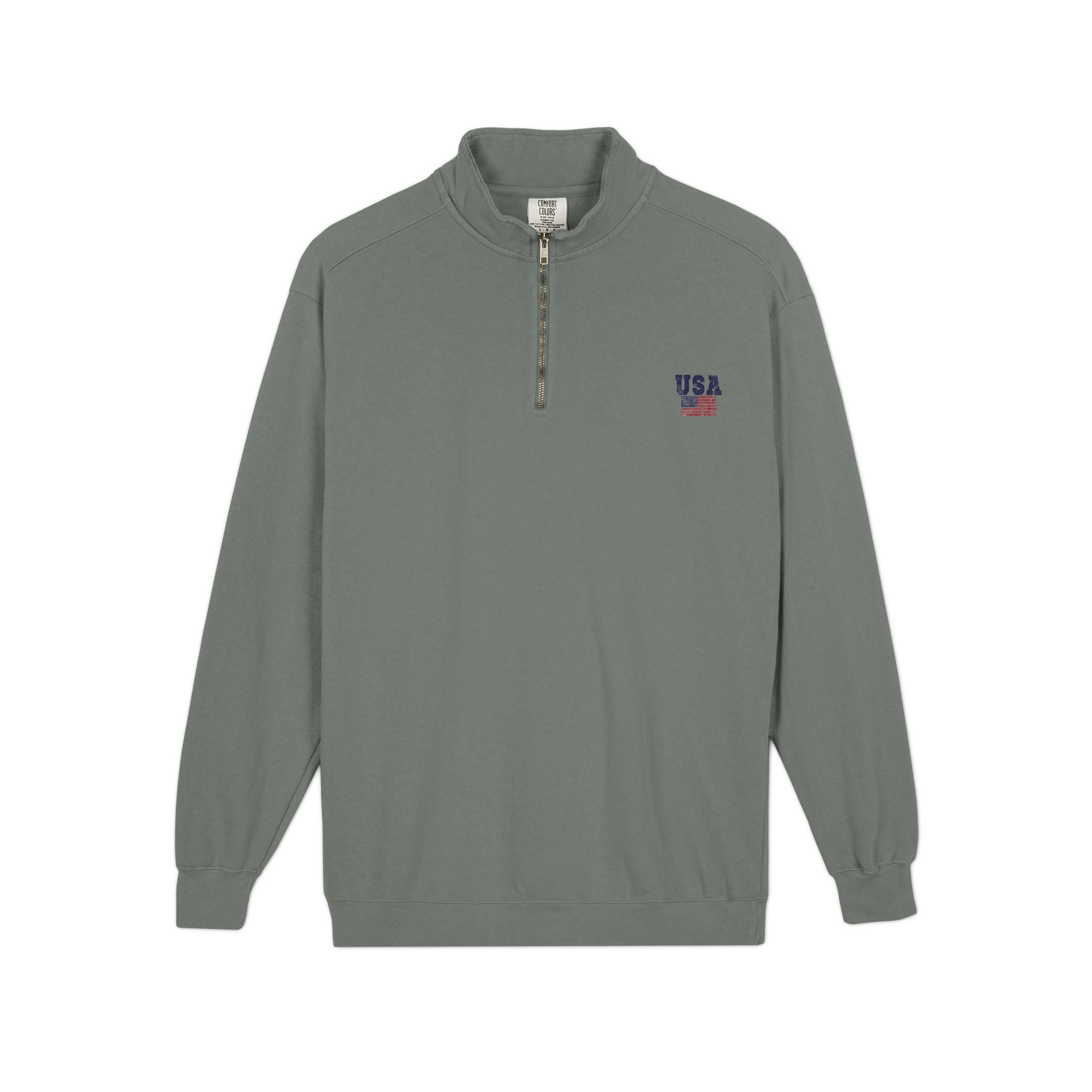 USA Quarter Zip Sweatshirt