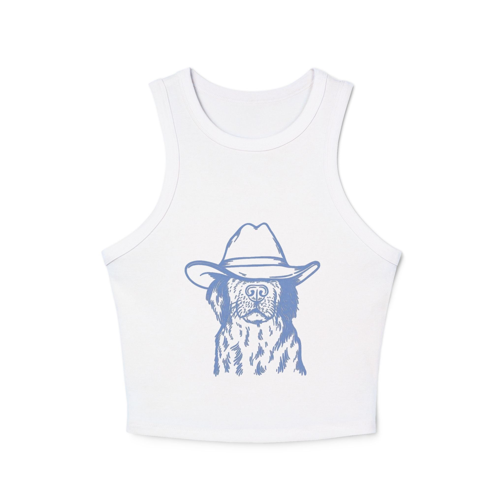 Cowboy Bear Racer Tank Top
