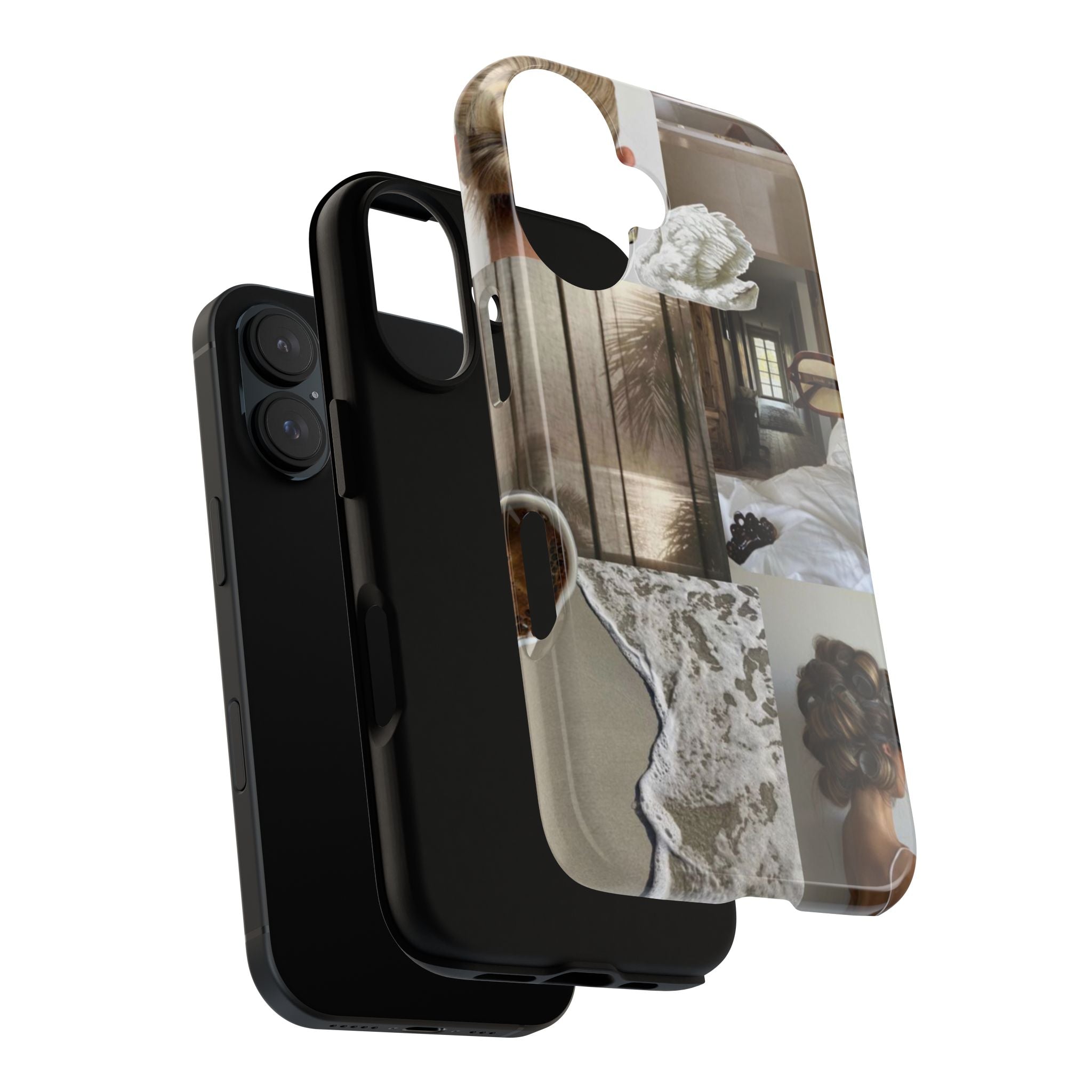 Cozy Beige Moodboard Phone Case