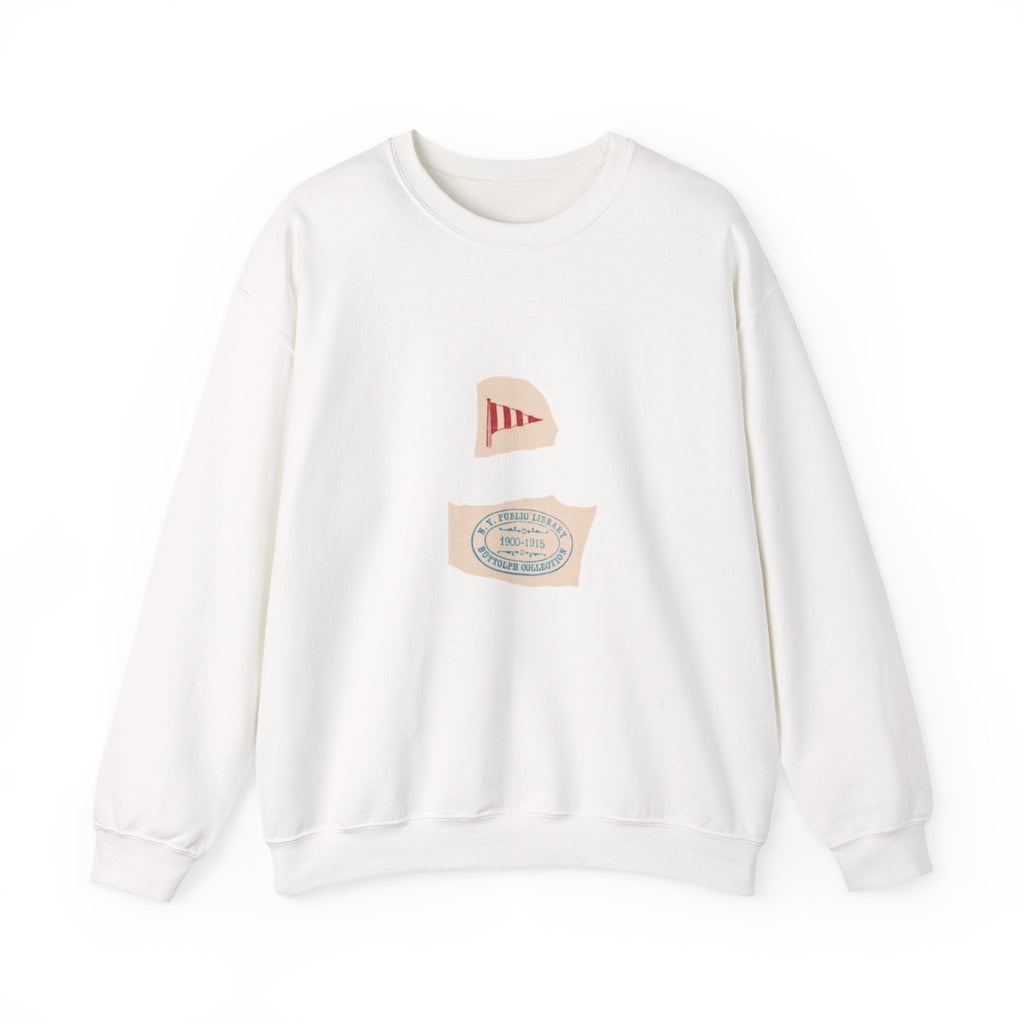 Minimalist Vintage Label Crewneck Sweatshirt