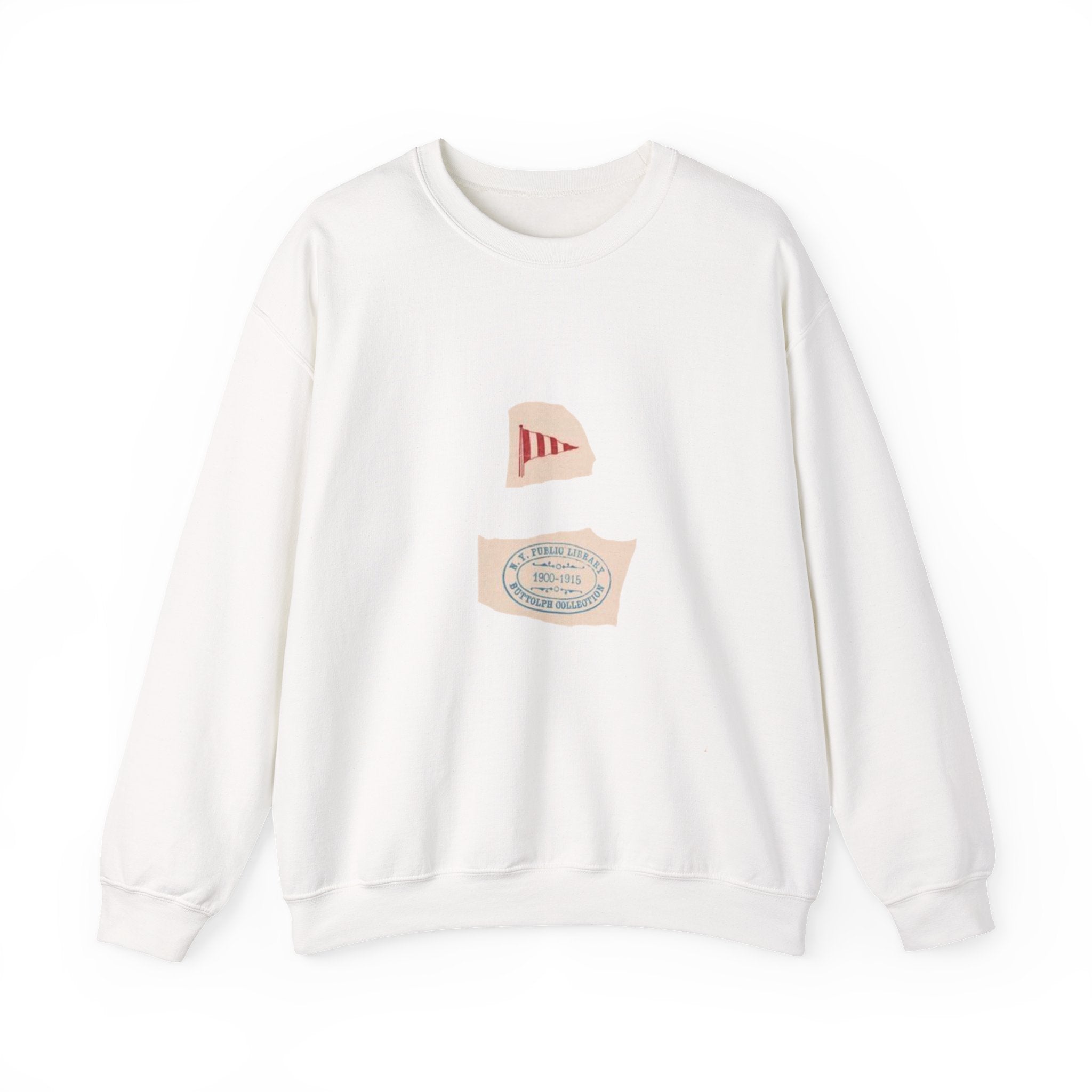 Minimalist Vintage Label Crewneck Sweatshirt