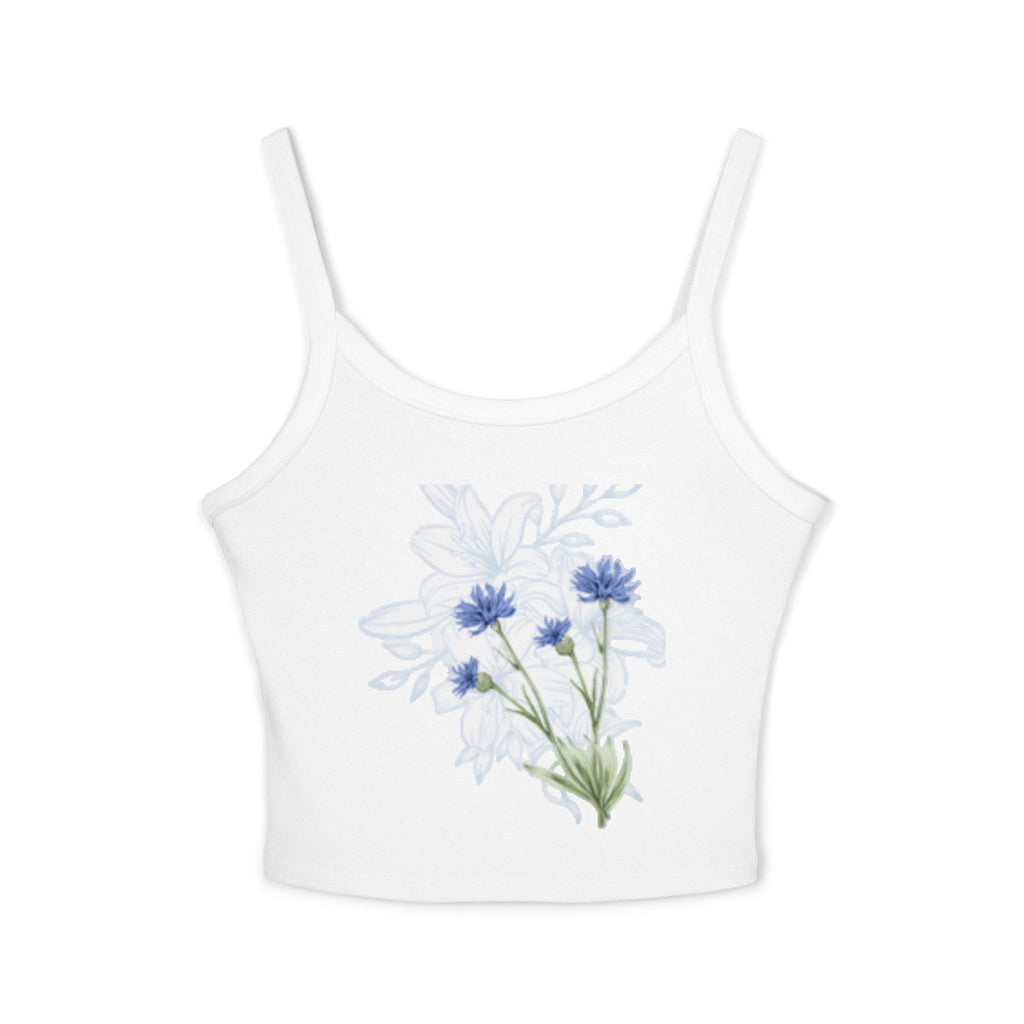 Floral Cornflower Tank Top
