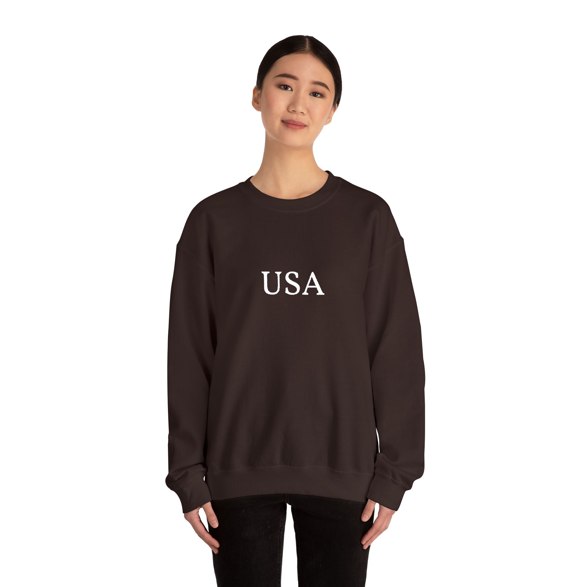 USA Distressed Graphic Sweatshirt
