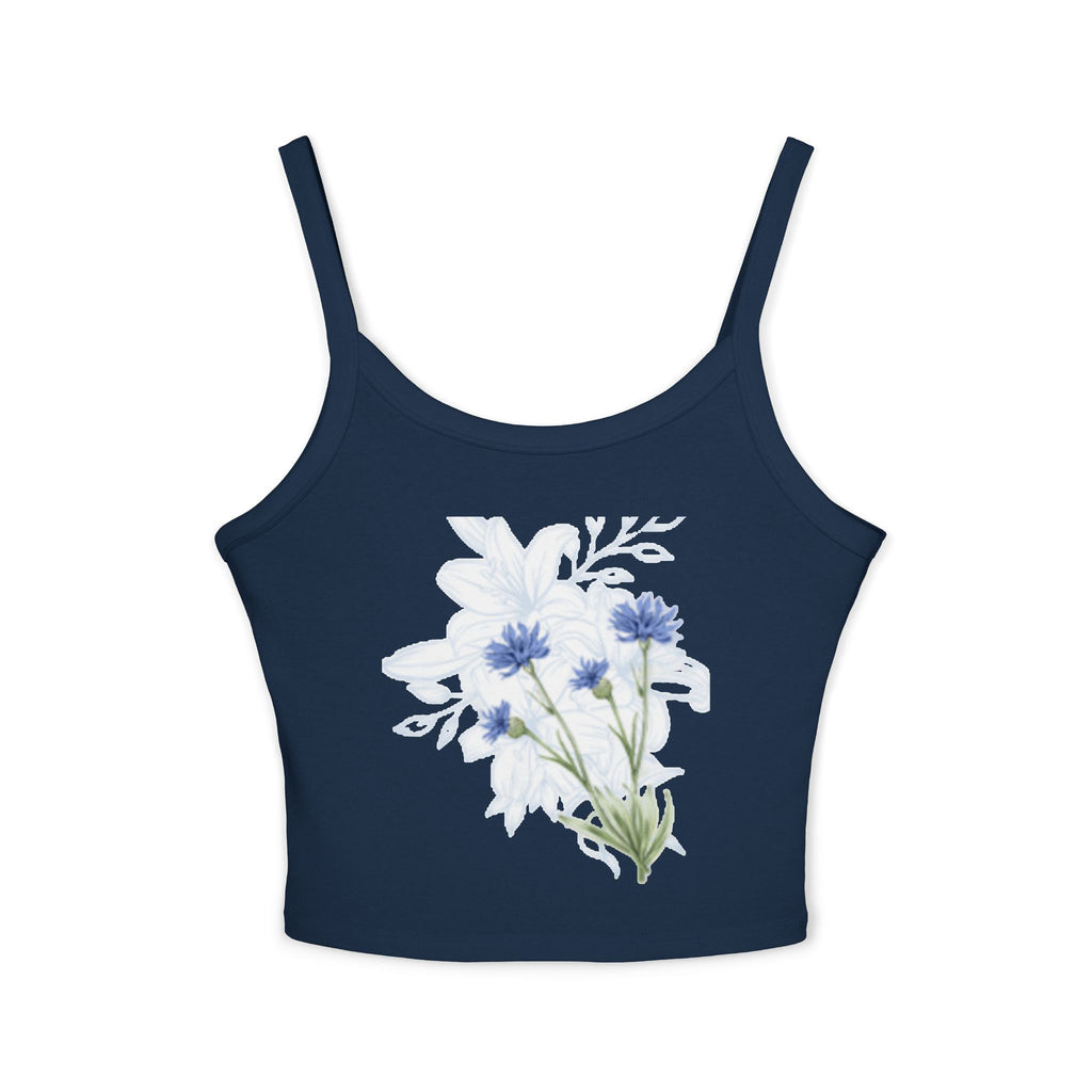 Floral Cornflower Tank Top