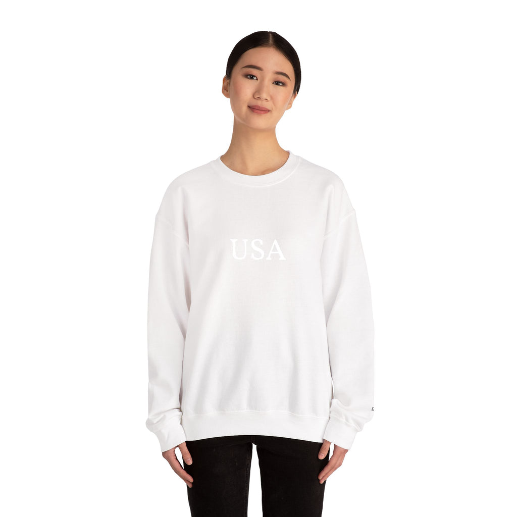 USA Distressed Graphic Sweatshirt