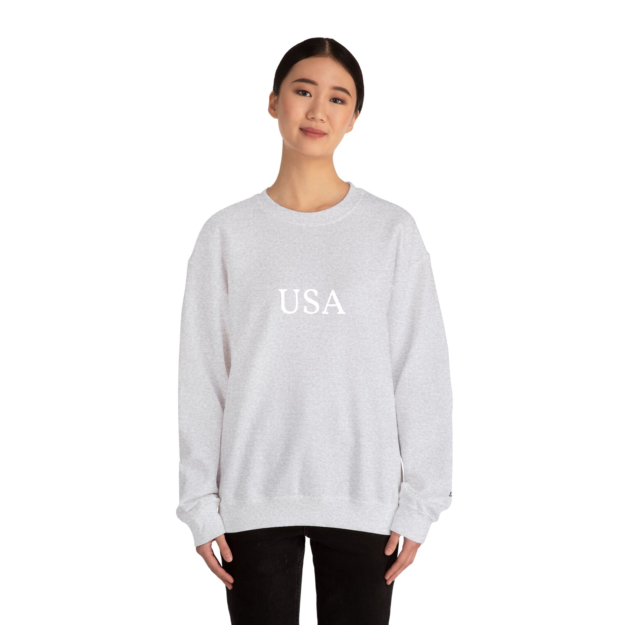 USA Distressed Graphic Sweatshirt