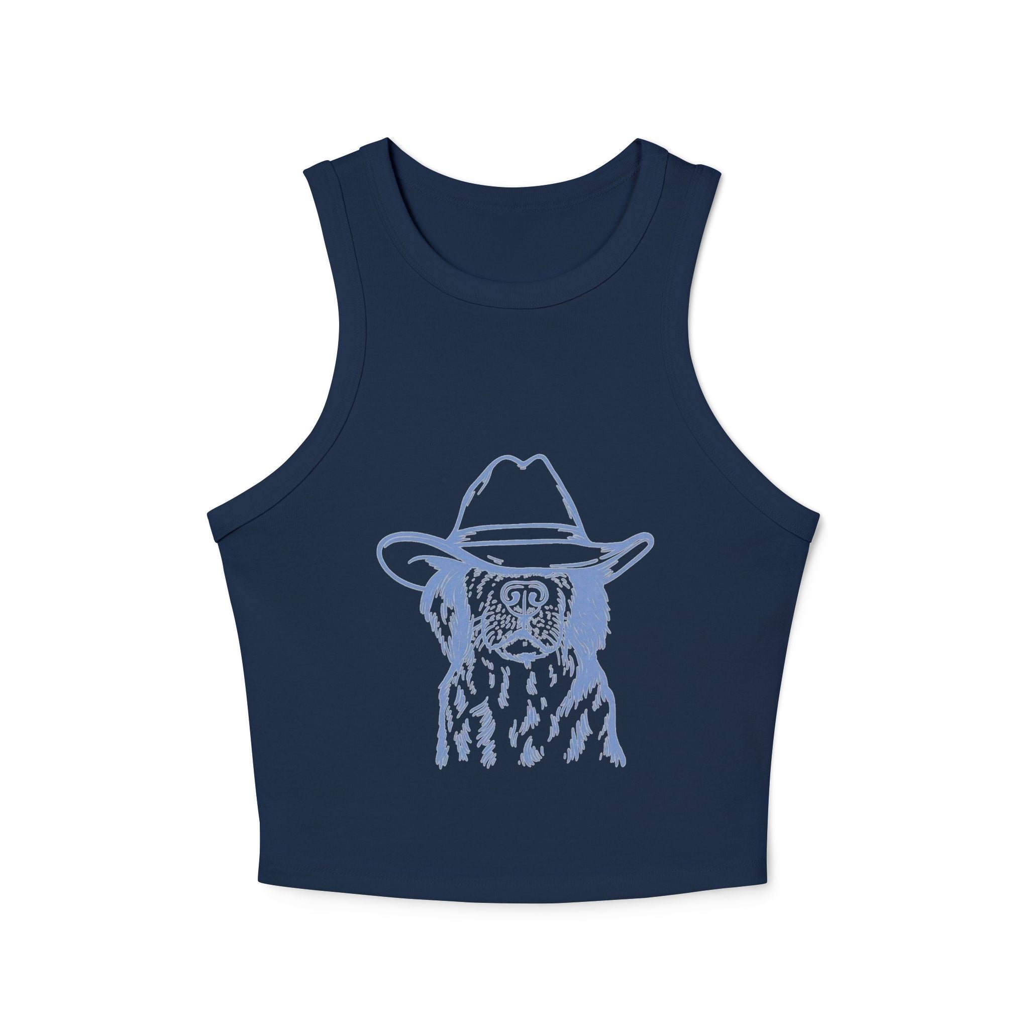 Cowboy Bear Racer Tank Top