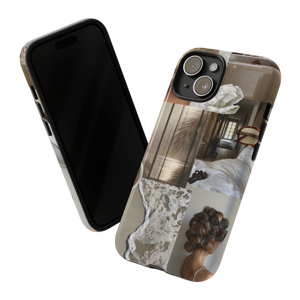 Cozy Beige Moodboard Phone Case
