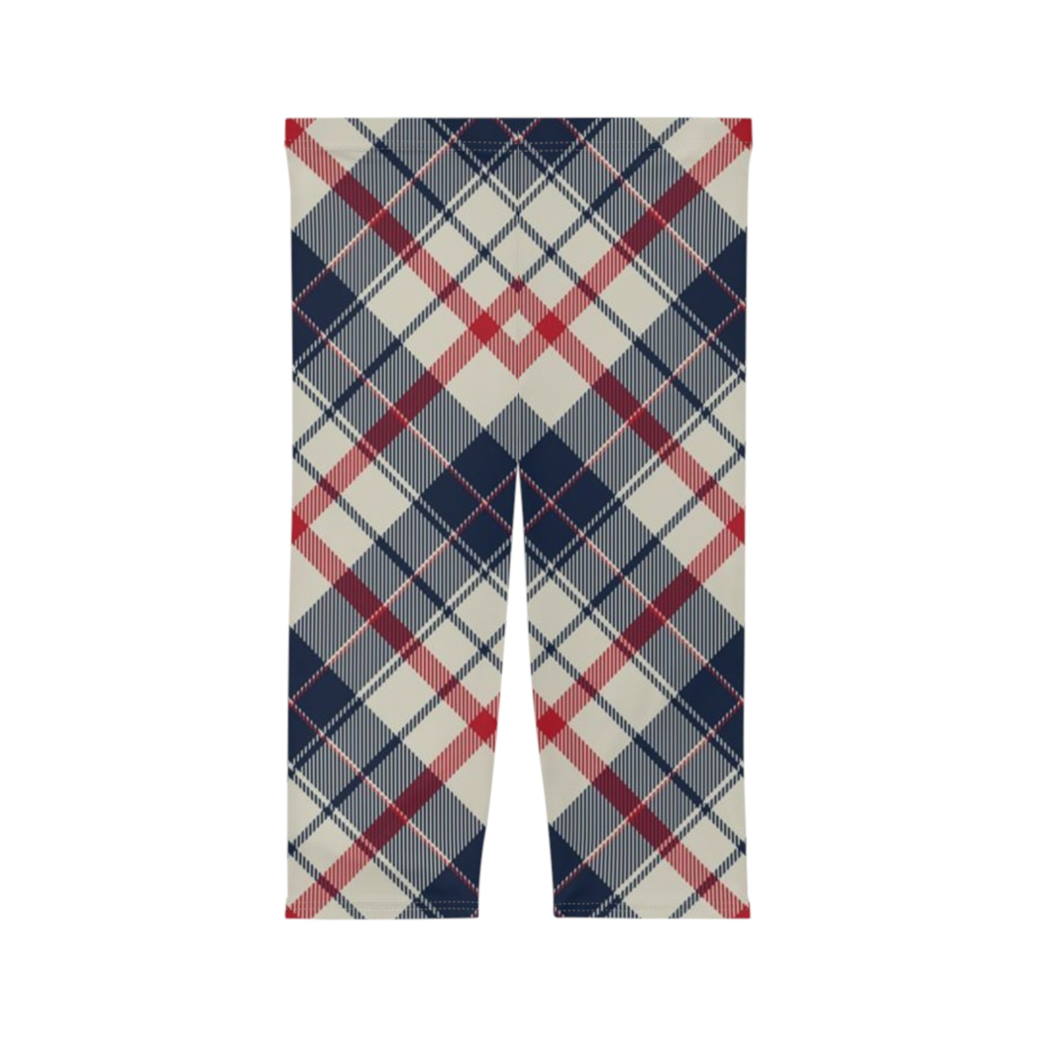 Classic Plaid Capri Leggings
