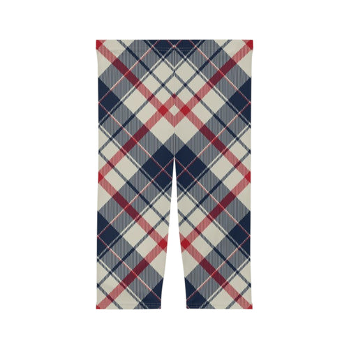 Classic Plaid Capri Leggings