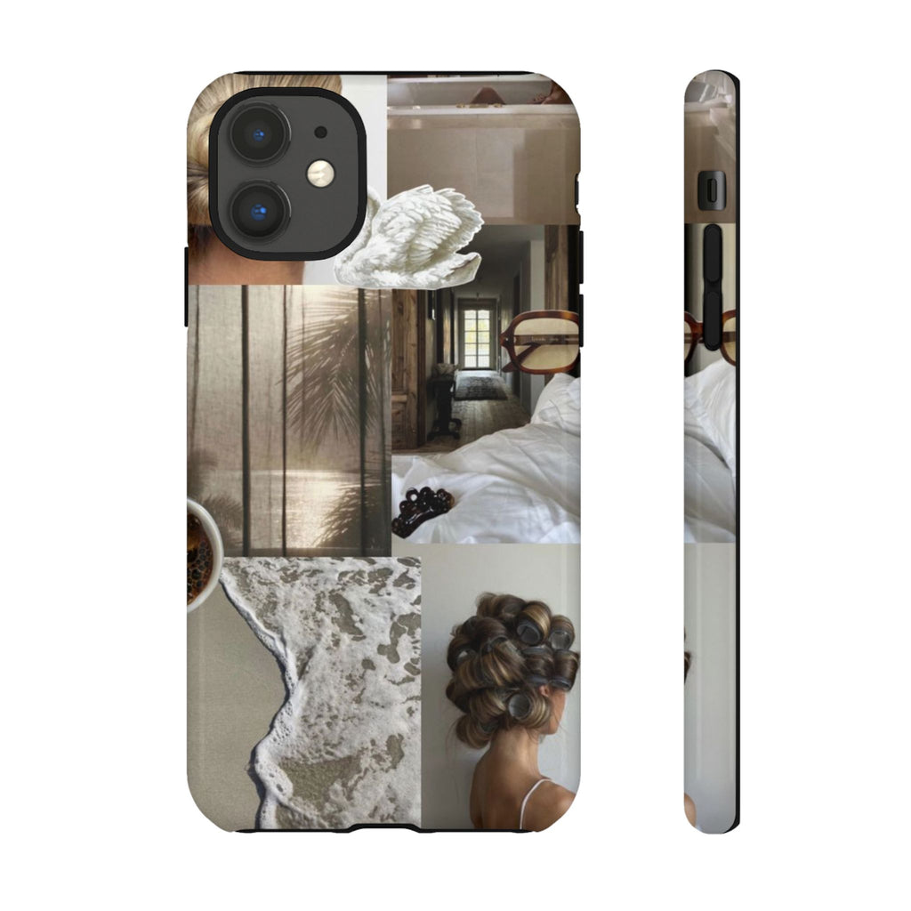Cozy Beige Moodboard Phone Case
