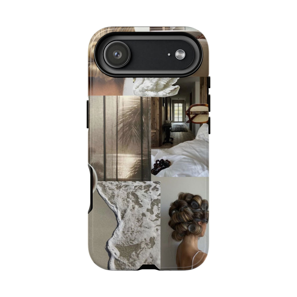 Cozy Beige Moodboard Phone Case