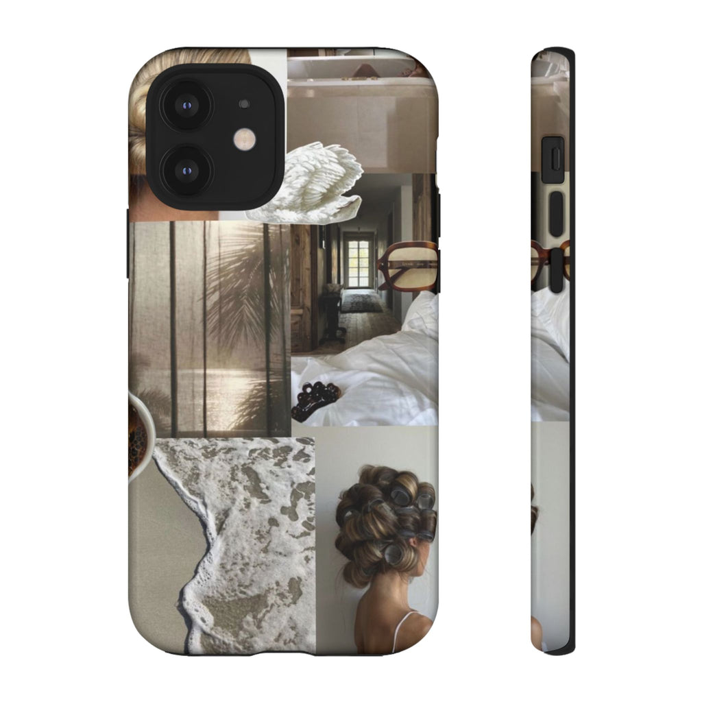 Cozy Beige Moodboard Phone Case