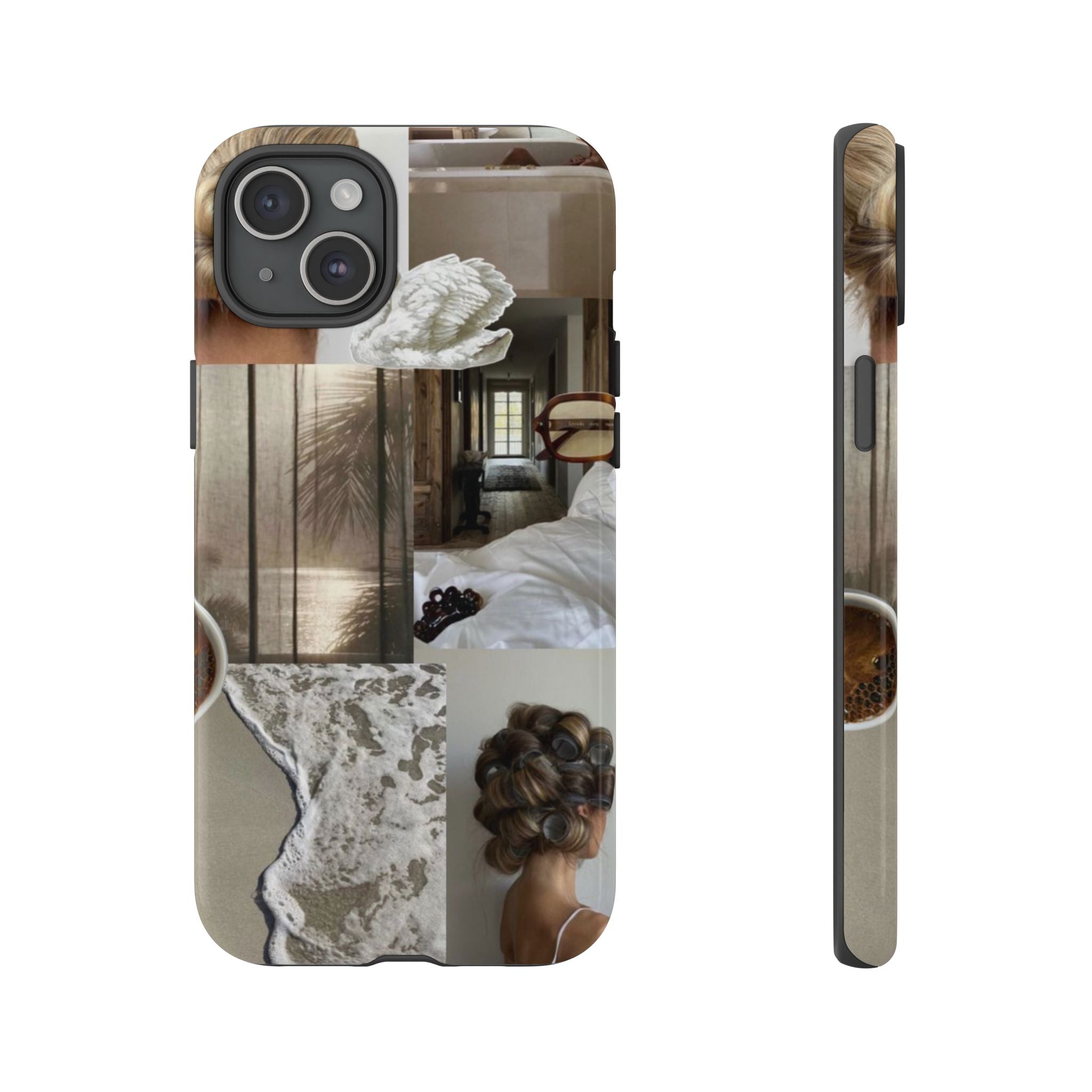 Cozy Beige Moodboard Phone Case
